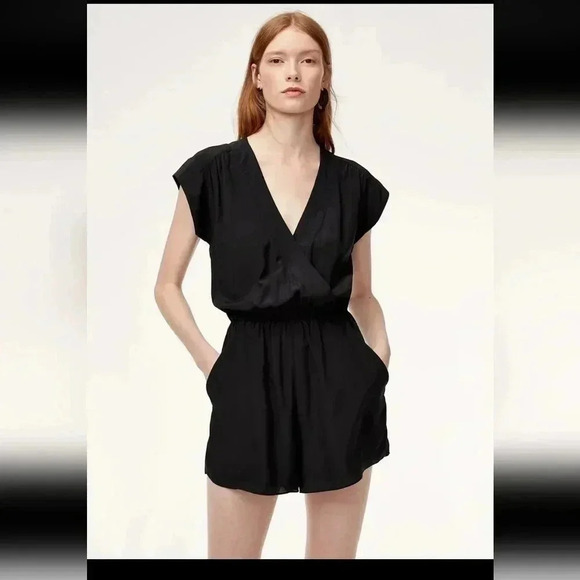 Babaton Pants - Babaton Corbett 100%silk Romper